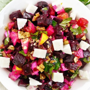 Goat Cheese Roasted Beetroot Salad